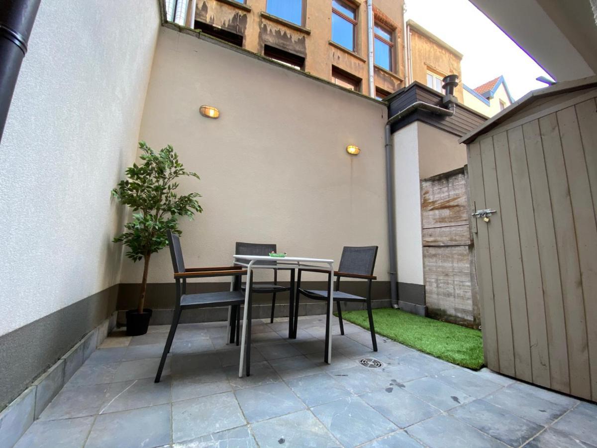Modern Cozy Studio With Backyard Amberes Exterior foto